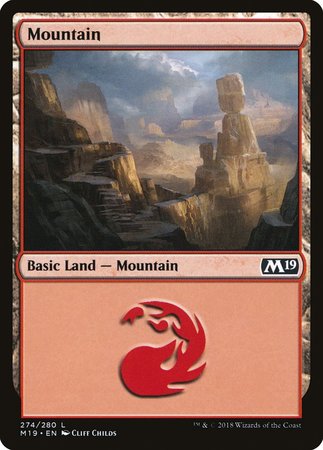 Mountain (274) [Core Set 2019] | Eastridge Sports Cards & Games