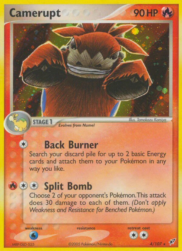 Camerupt (4/107) (Theme Deck Exclusive) [EX: Deoxys] | Eastridge Sports Cards & Games