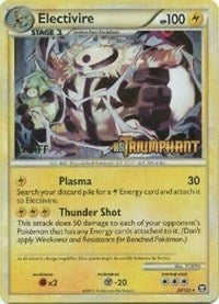 Electivire (20/102) (Staff Prerelease Promo) [HeartGold & SoulSilver: Black Star Promos] | Eastridge Sports Cards & Games