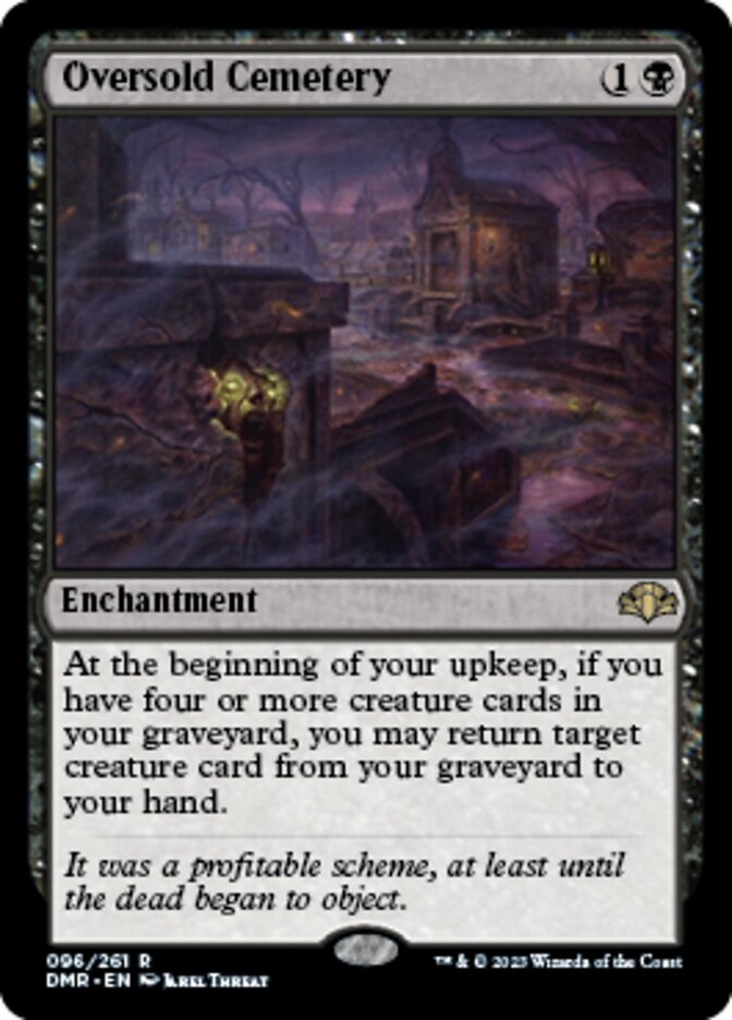 Oversold Cemetery [Dominaria Remastered] | Eastridge Sports Cards & Games