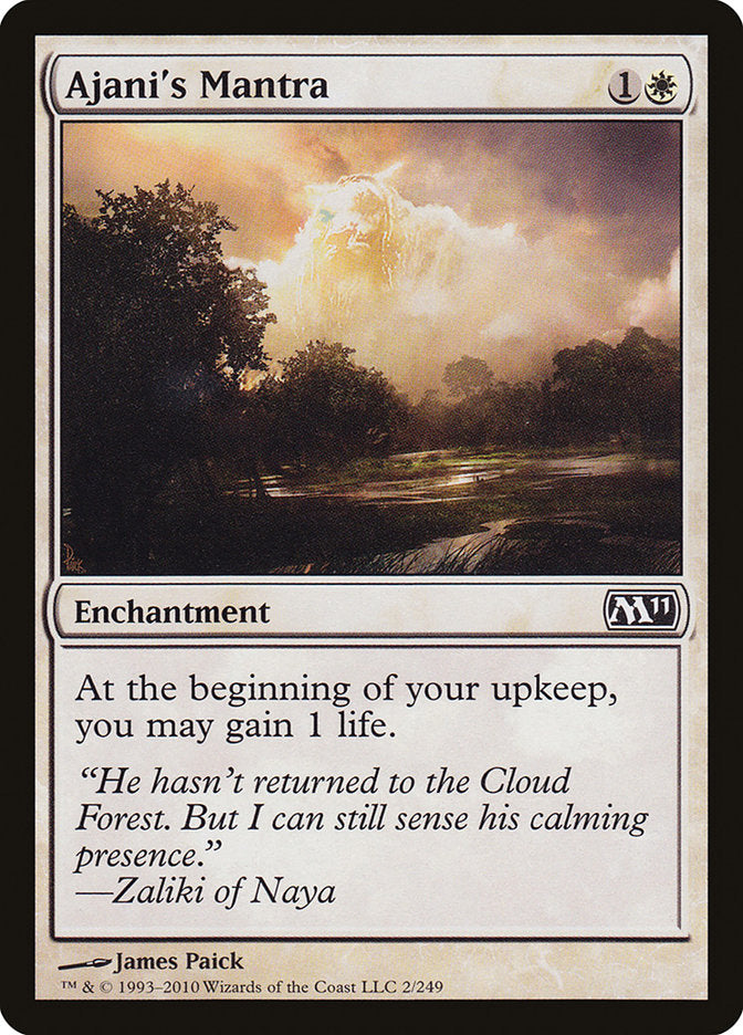 Ajani's Mantra [Magic 2011] | Eastridge Sports Cards & Games