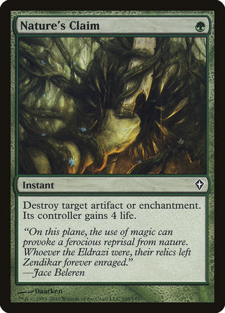 Nature's Claim [Worldwake] | Eastridge Sports Cards & Games