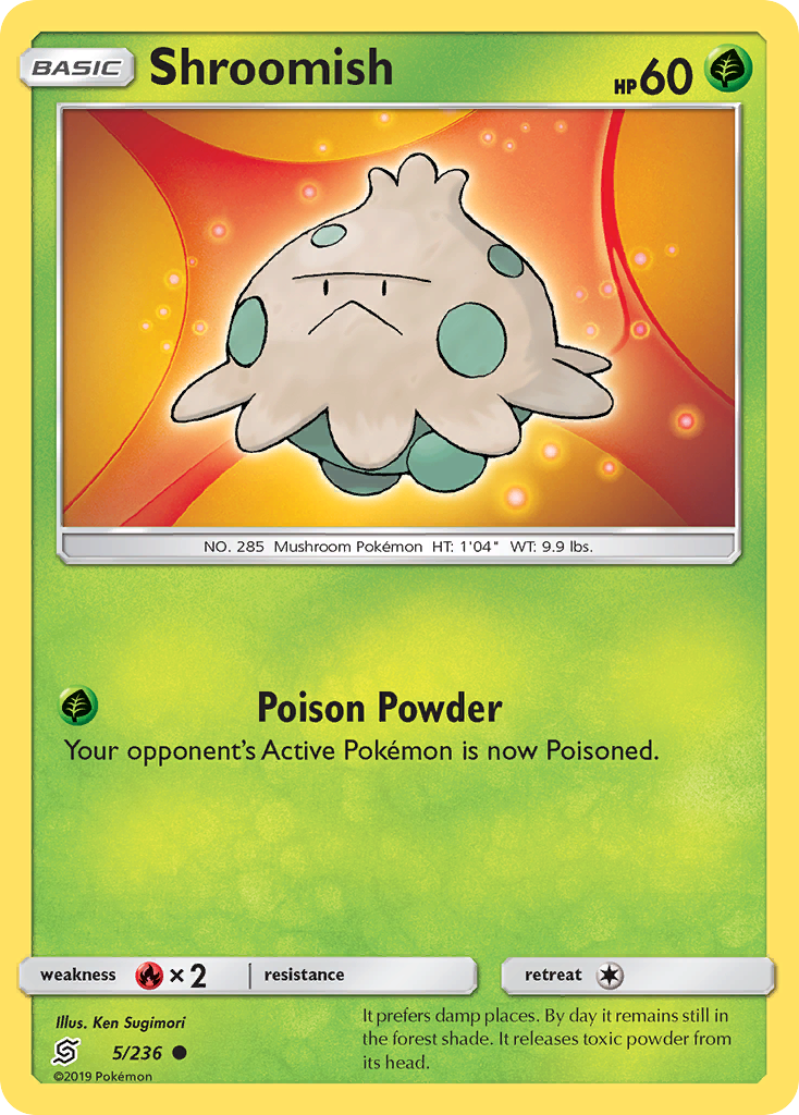 Shroomish (5/236) [Sun & Moon: Unified Minds] | Eastridge Sports Cards & Games