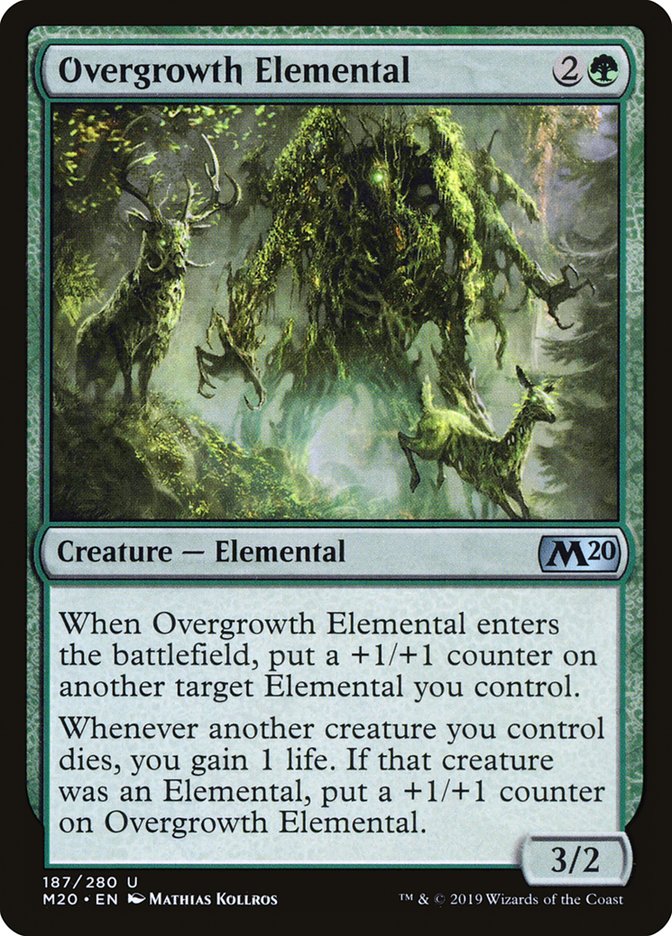 Overgrowth Elemental [Core Set 2020] | Eastridge Sports Cards & Games