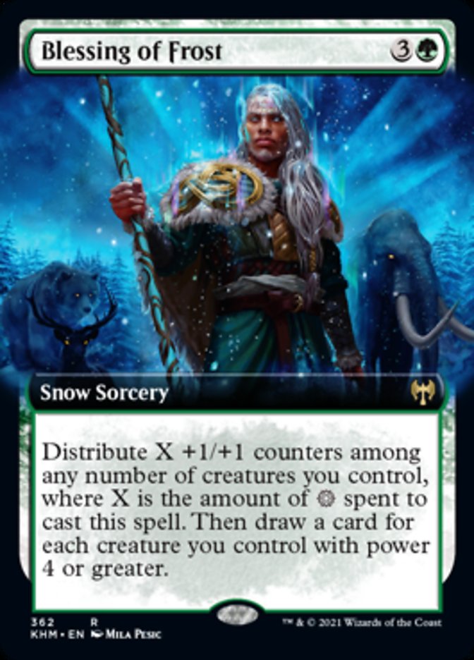 Blessing of Frost (Extended Art) [Kaldheim] | Eastridge Sports Cards & Games