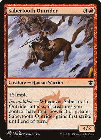 Sabertooth Outrider [Dragons of Tarkir] | Eastridge Sports Cards & Games