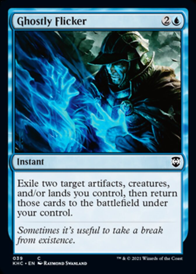 Ghostly Flicker [Kaldheim Commander] | Eastridge Sports Cards & Games