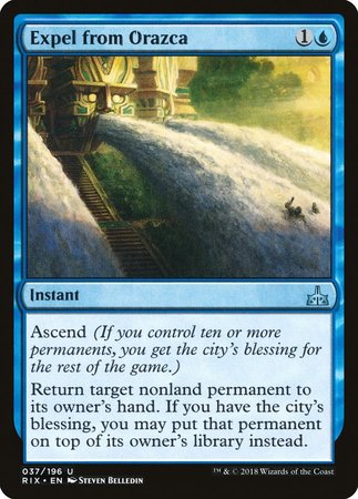 Expel from Orazca [Rivals of Ixalan] | Eastridge Sports Cards & Games