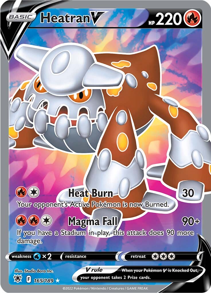 Heatran V (165/189) [Sword & Shield: Astral Radiance] | Eastridge Sports Cards & Games