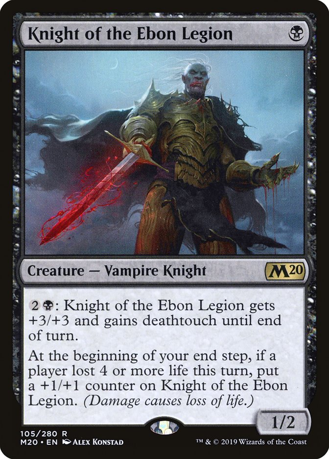 Knight of the Ebon Legion [Core Set 2020] | Eastridge Sports Cards & Games