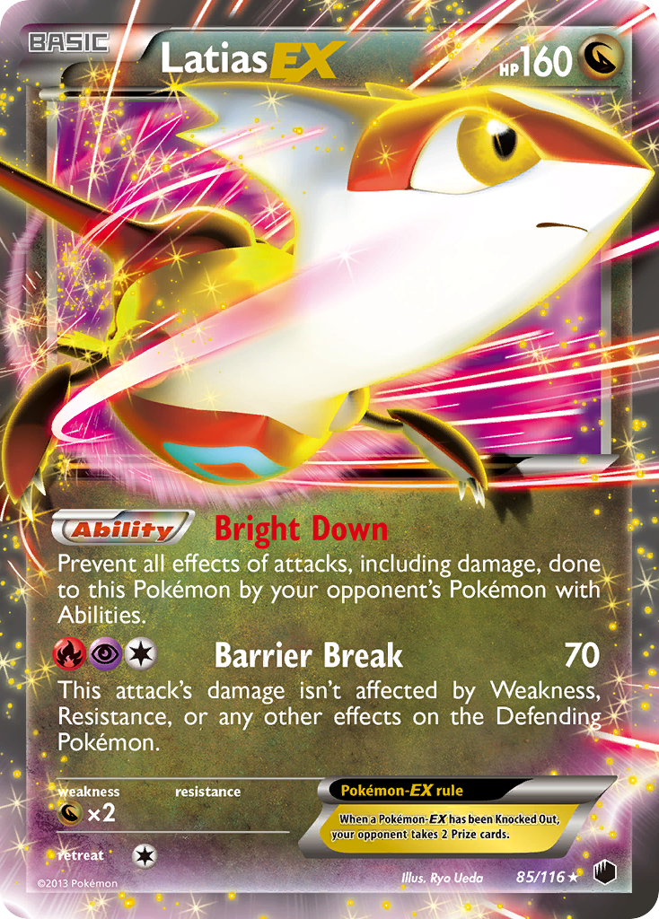 Latias EX (85/116) [Black & White: Plasma Freeze] | Eastridge Sports Cards & Games