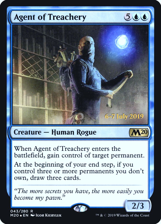 Agent of Treachery  [Core Set 2020 Prerelease Promos] | Eastridge Sports Cards & Games