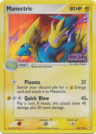 Manectric (46/110) (Stamped) [EX: Holon Phantoms] | Eastridge Sports Cards & Games