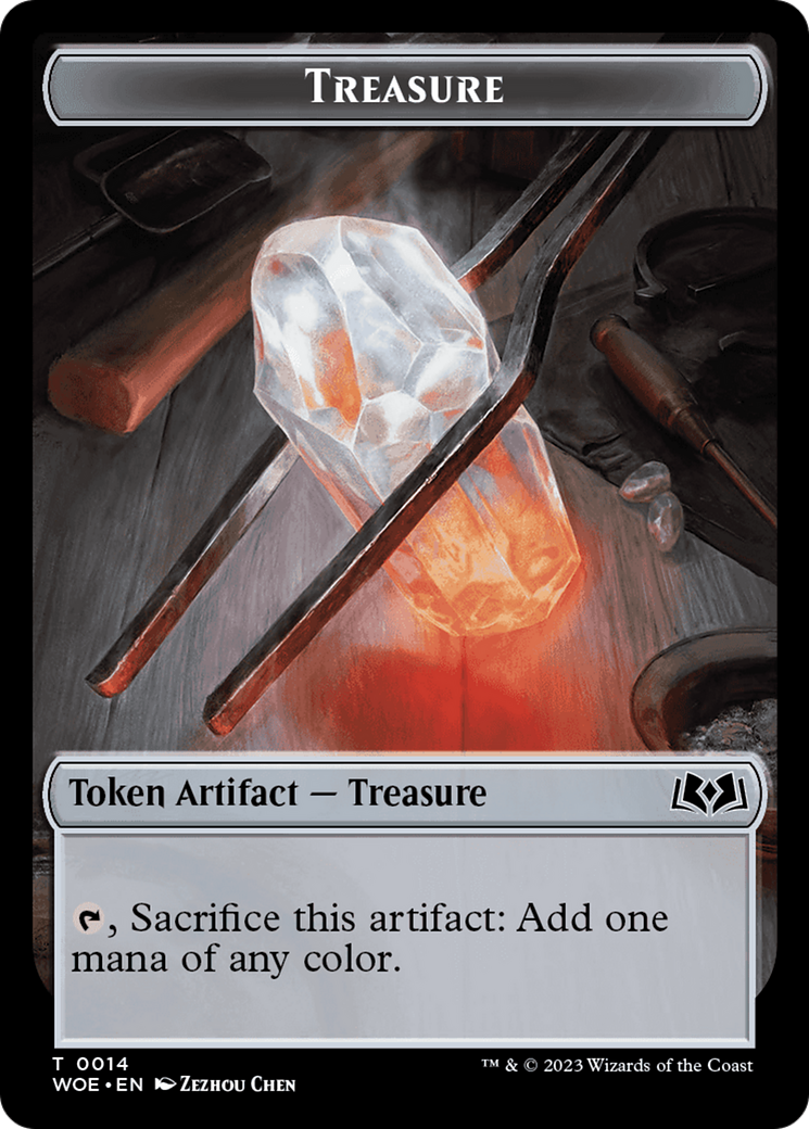 Treasure Token [Wilds of Eldraine Tokens] | Eastridge Sports Cards & Games