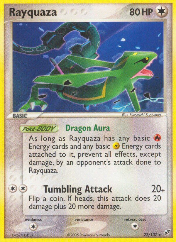 Rayquaza (22/107) (Theme Deck Exclusive) [EX: Deoxys] | Eastridge Sports Cards & Games