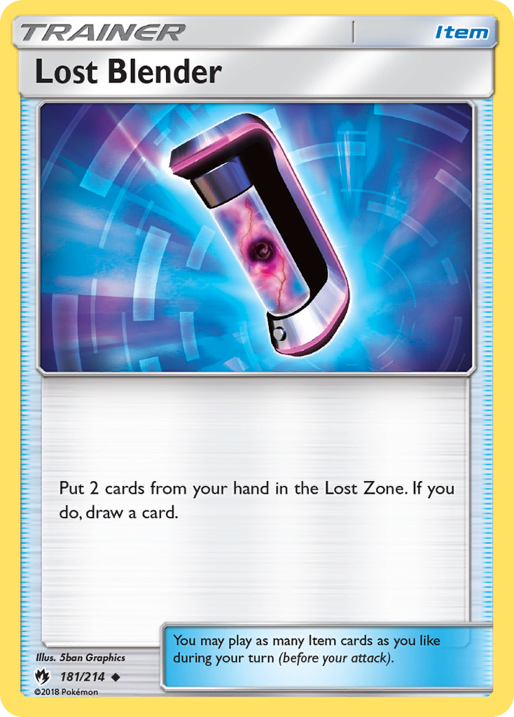 Lost Blender (181/214) [Sun & Moon: Lost Thunder] | Eastridge Sports Cards & Games