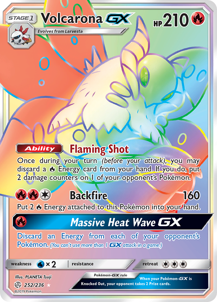 Volcarona GX (252/236) [Sun & Moon: Cosmic Eclipse] | Eastridge Sports Cards & Games