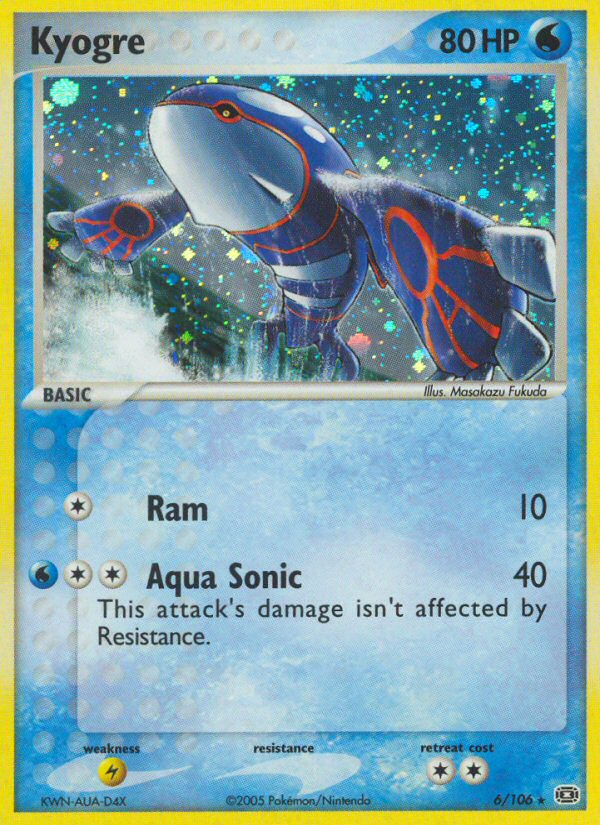 Kyogre (6/106) [EX: Emerald] | Eastridge Sports Cards & Games