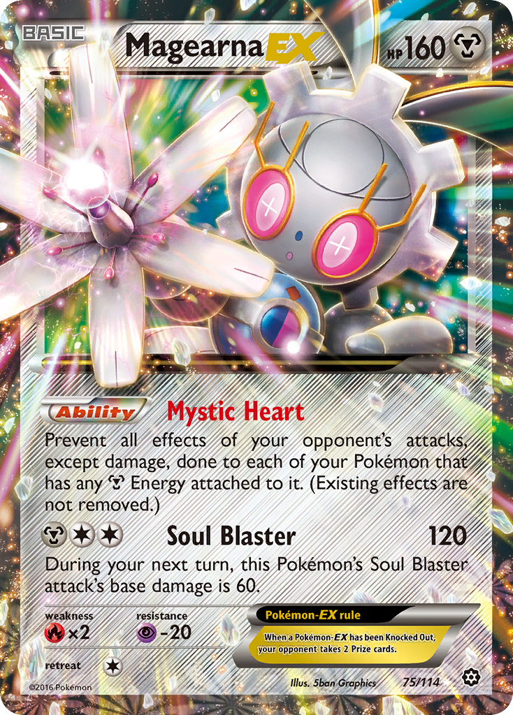 Magearna EX (75/114) [XY: Steam Siege] | Eastridge Sports Cards & Games