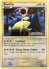 Snorlax (33/95) (Staff Prerelease Promo) [Nintendo: Black Star Promos] | Eastridge Sports Cards & Games