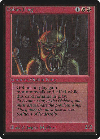 Goblin King [Limited Edition Beta] | Eastridge Sports Cards & Games