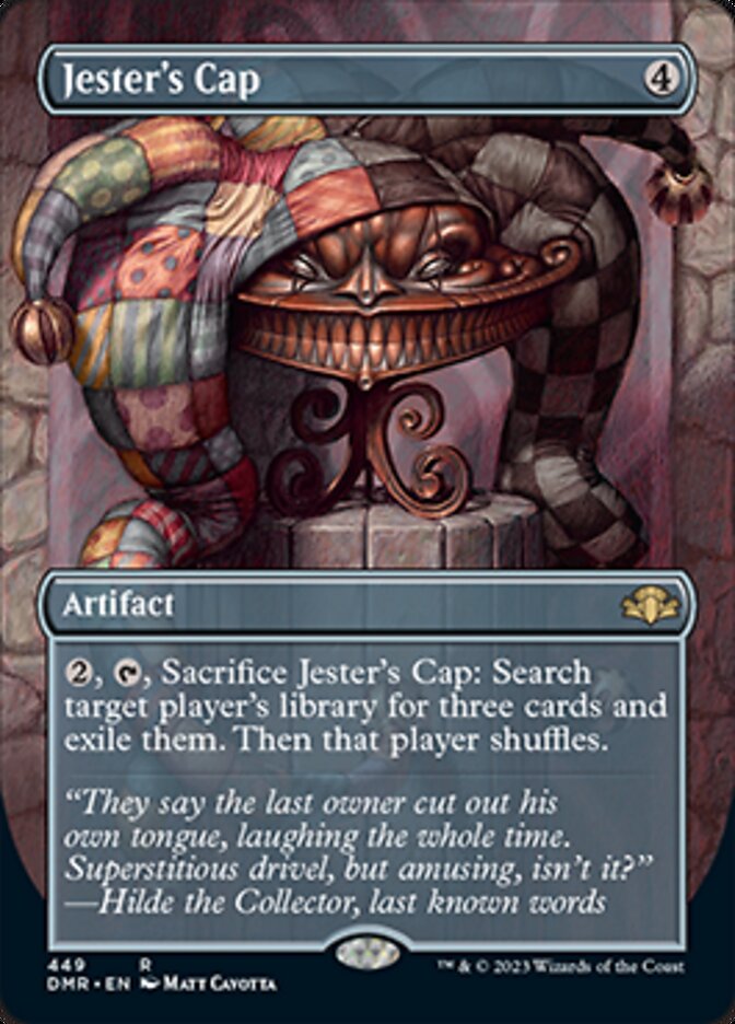 Jester's Cap (Borderless Alternate Art) [Dominaria Remastered] | Eastridge Sports Cards & Games