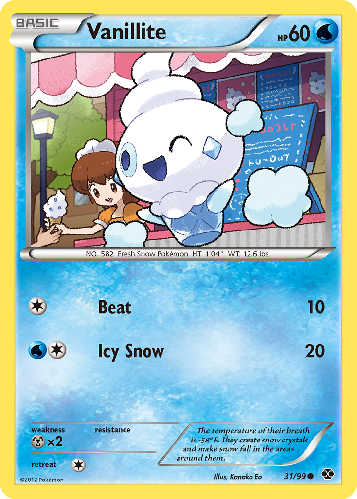Vanillite (31/99) [Black & White: Next Destinies] | Eastridge Sports Cards & Games