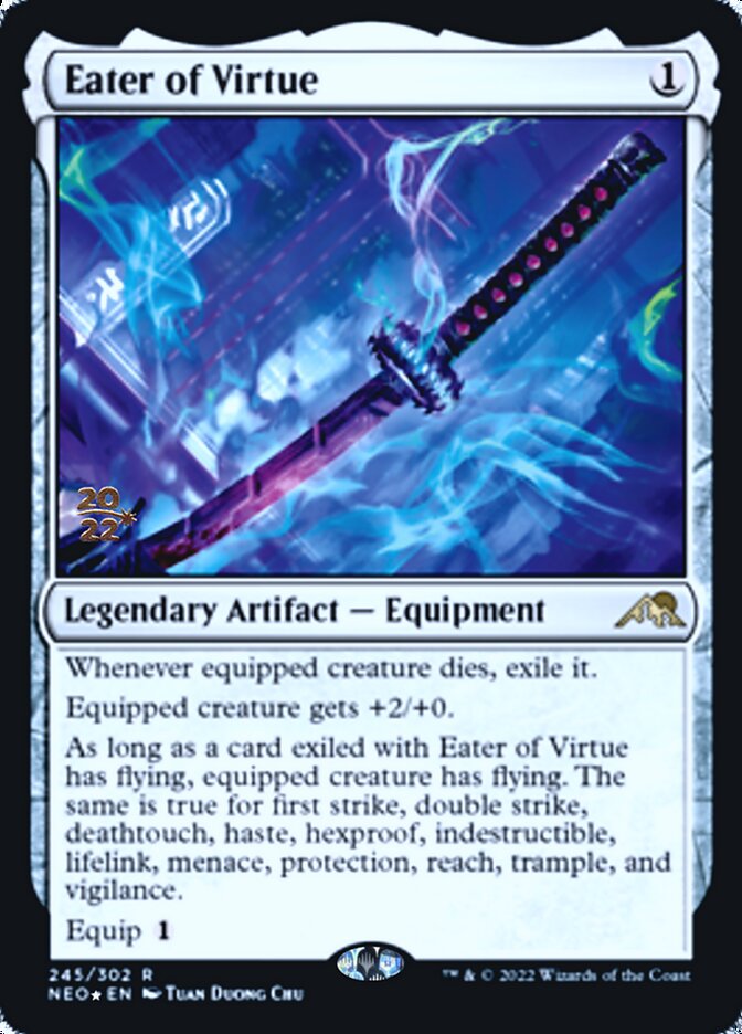 Eater of Virtue [Kamigawa: Neon Dynasty Prerelease Promos] | Eastridge Sports Cards & Games