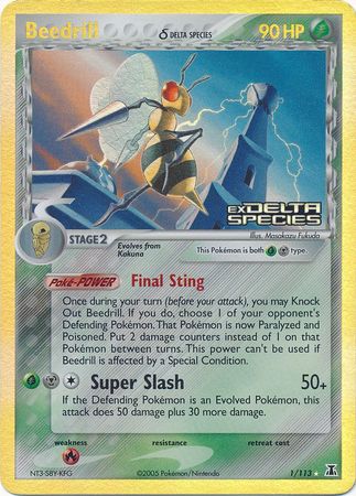 Beedrill (1/113) (Delta Species) (Stamped) [EX: Delta Species] | Eastridge Sports Cards & Games