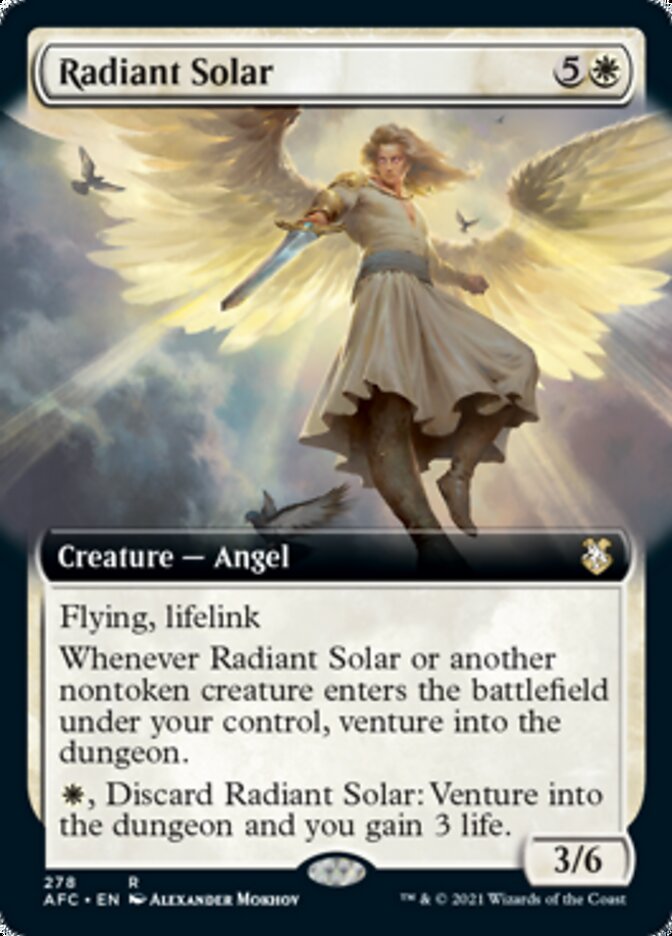 Radiant Solar (Extended) [Dungeons & Dragons: Adventures in the Forgotten Realms Commander] | Eastridge Sports Cards & Games