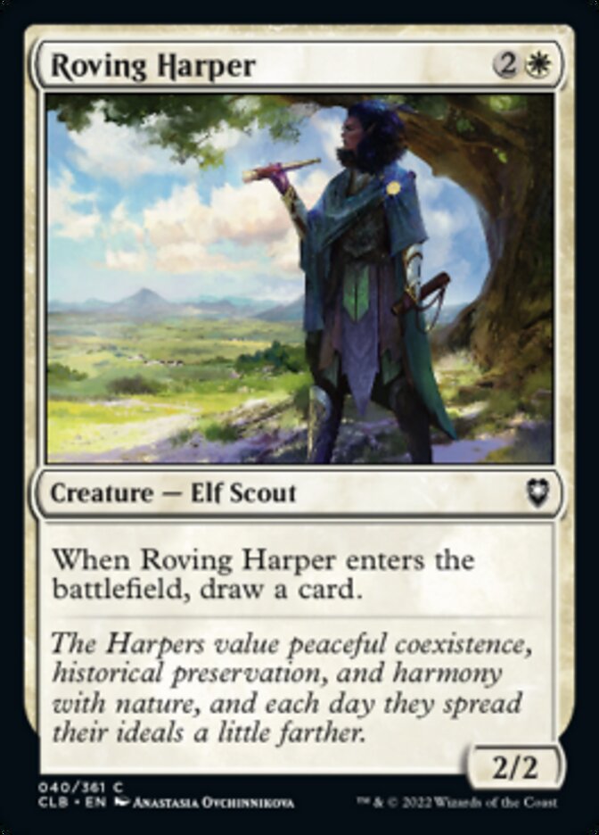 Roving Harper [Commander Legends: Battle for Baldur's Gate] | Eastridge Sports Cards & Games