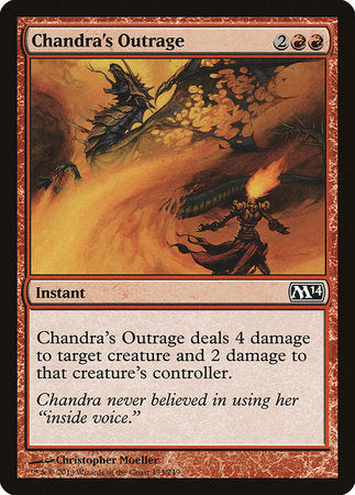 Chandra's Outrage [Magic 2014] | Eastridge Sports Cards & Games