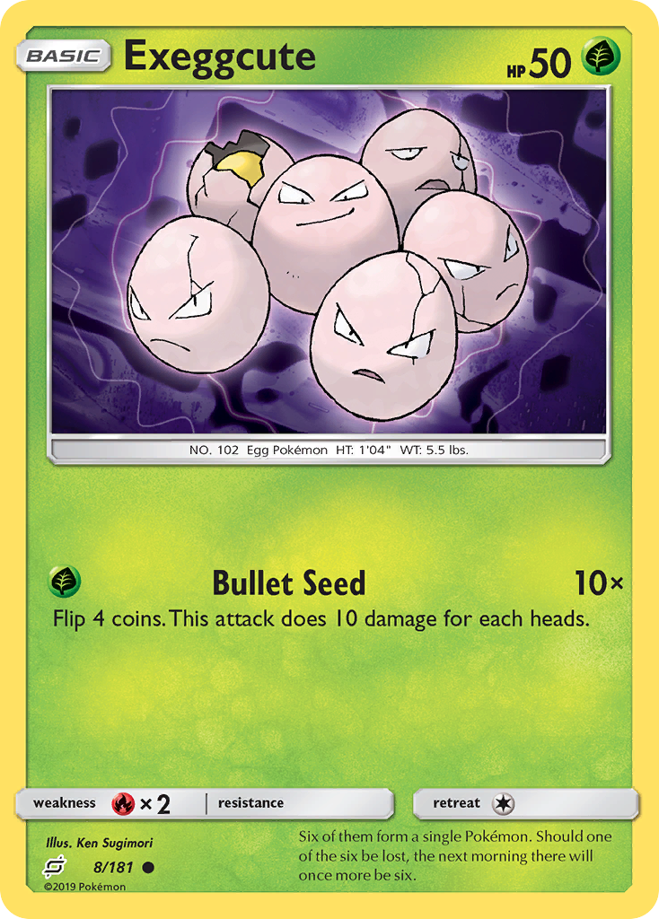 Exeggcute (8/181) [Sun & Moon: Team Up] | Eastridge Sports Cards & Games
