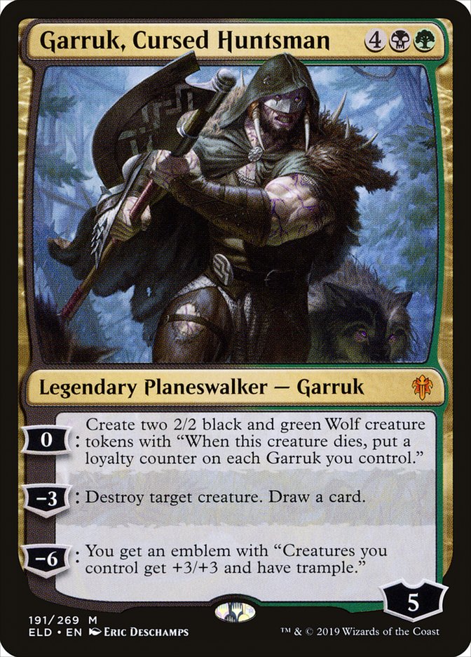 Garruk, Cursed Huntsman [Throne of Eldraine] | Eastridge Sports Cards & Games