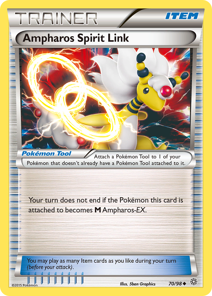 Ampharos Spirit Link (70/98) [XY: Ancient Origins] | Eastridge Sports Cards & Games