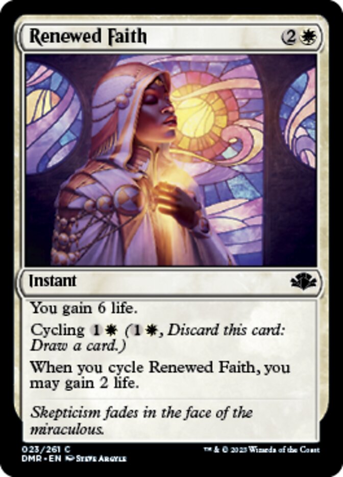 Renewed Faith [Dominaria Remastered] | Eastridge Sports Cards & Games