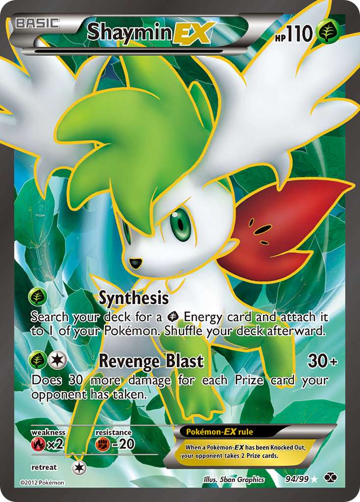 Shaymin EX (94/99) [Black & White: Next Destinies] | Eastridge Sports Cards & Games