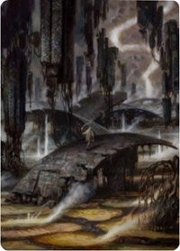 Grimclimb Pathway Art Card [Zendikar Rising Art Series] | Eastridge Sports Cards & Games