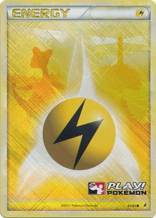 Lightning Energy (91/95) (Play Pokemon Promo) [HeartGold & SoulSilver: Call of Legends] | Eastridge Sports Cards & Games