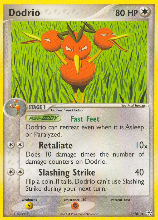 Dodrio (33/101) [EX: Hidden Legends] | Eastridge Sports Cards & Games