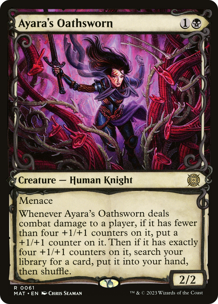Ayara's Oathsworn (Showcase) [March of the Machine: The Aftermath] | Eastridge Sports Cards & Games