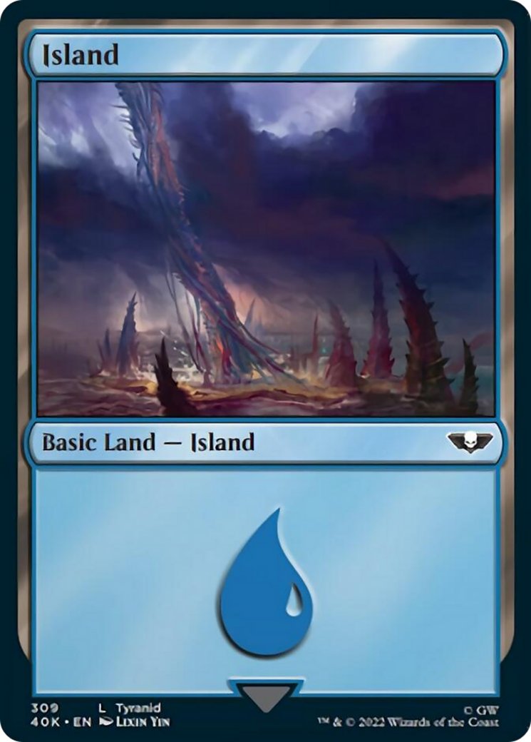 Island (309) [Universes Beyond: Warhammer 40,000] | Eastridge Sports Cards & Games