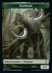 Clue // Elephant Double-sided Token [Streets of New Capenna Commander Tokens] | Eastridge Sports Cards & Games