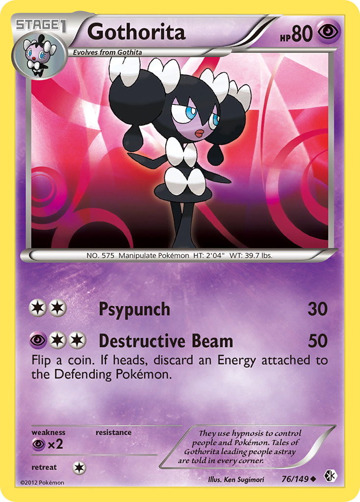 Gothorita (76/149) [Black & White: Boundaries Crossed] | Eastridge Sports Cards & Games