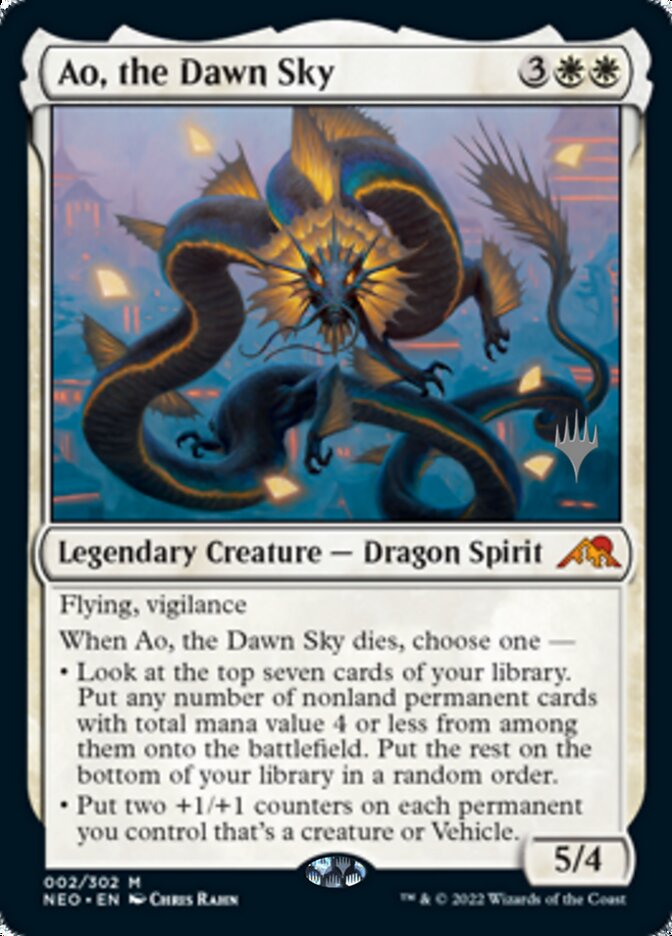 Ao, the Dawn Sky (Promo Pack) [Kamigawa: Neon Dynasty Promos] | Eastridge Sports Cards & Games