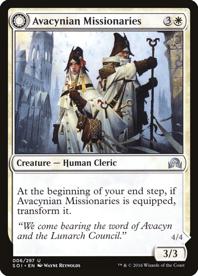 Avacynian Missionaries // Lunarch Inquisitors [Shadows over Innistrad] | Eastridge Sports Cards & Games