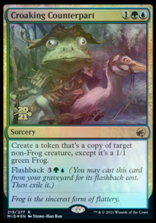 Croaking Counterpart [Innistrad: Midnight Hunt Prerelease Promos] | Eastridge Sports Cards & Games