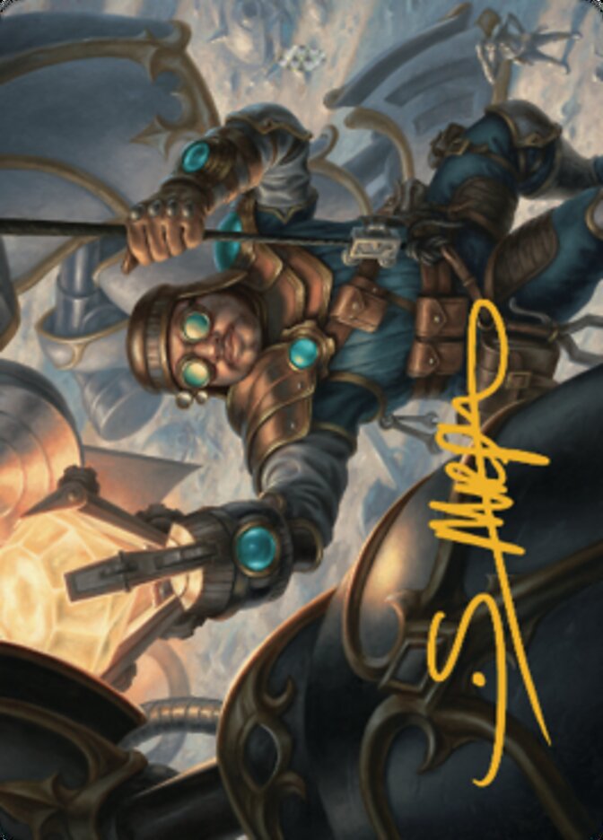 Powerstone Engineer Art Card (Gold-Stamped Signature) [The Brothers' War Art Series] | Eastridge Sports Cards & Games