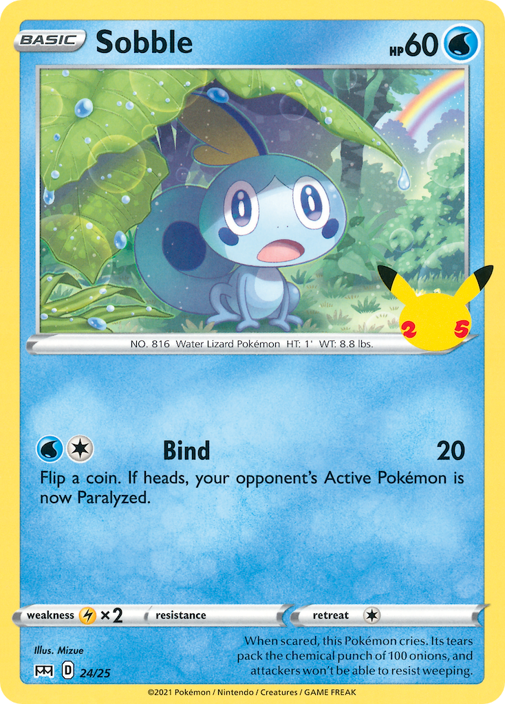 Sobble (24/25) [McDonald's 25th Anniversary] | Eastridge Sports Cards & Games