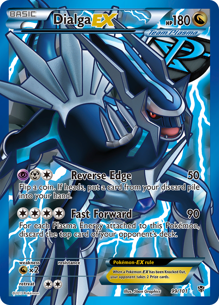 Dialga EX (99/101) [Black & White: Plasma Blast] | Eastridge Sports Cards & Games